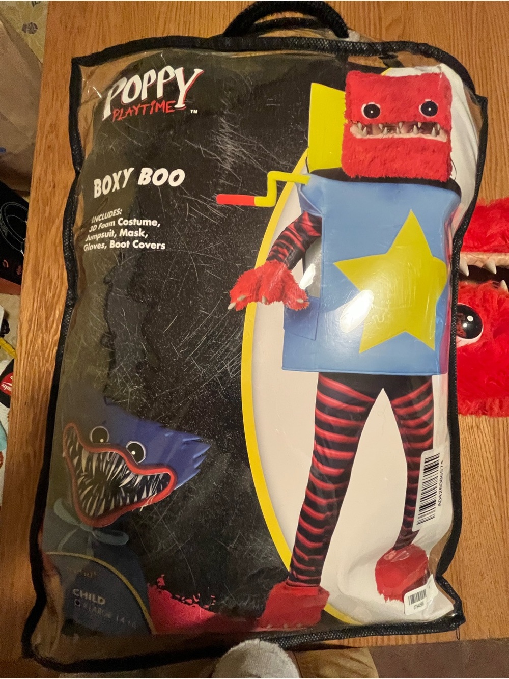 Spirit Poppy Playtime Boxy Boo Child Costume XL 14-16 Padded Polyester Set